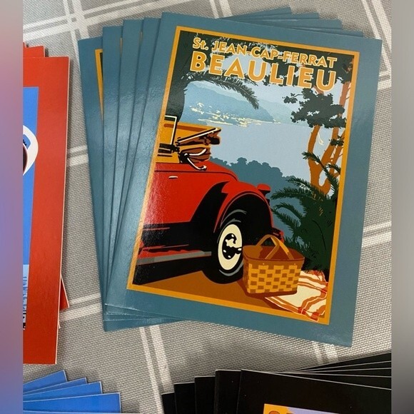 Note Cards & Envelopes Vintage Travel Tourism Advertisement Tri Coastal Design - Picture 7 of 11